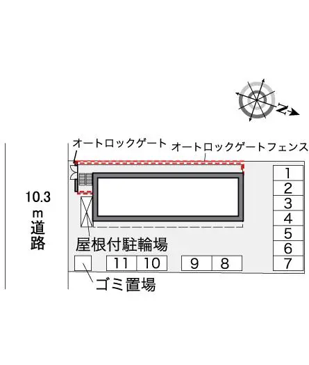 ★手数料０円★八王子市長房町　月極駐車場（LP）